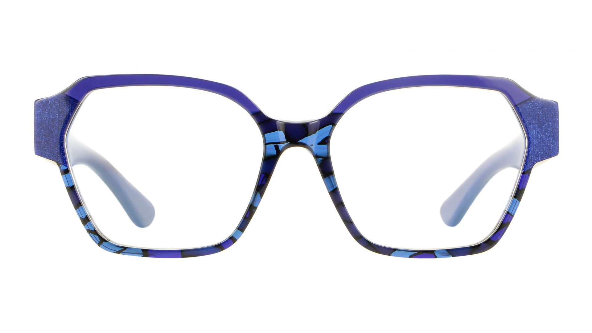 VANNI Eyeglasses FRAMES ONLY V824 C46 53/15/140 BLUE & RED full rim rectangle VANNI Uomo V4114 Eyeglasses - Vanni Eyewear Authorized  main image 2